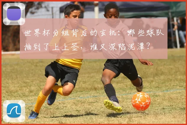 世界杯分组背后的玄机:哪些球队抽到了上上签,谁又深陷泥潭?