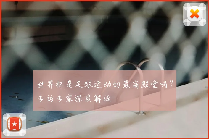 世界杯是足球运动的最高殿堂吗?专访专家深度解读